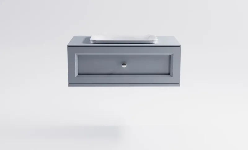 Тумба с раковиной Astra-Form Классик 4631177715617 100 см голубой матовый