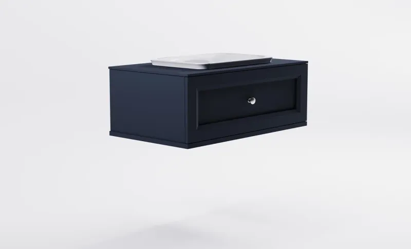 Тумба с раковиной Astra-Form Классик 4631177715648 100 см серый матовый