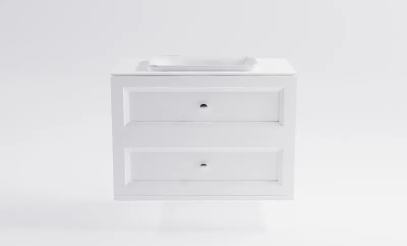 Тумба с раковиной Astra-Form Классик 4631177715891 100 см белый матовый