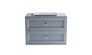 Тумба с раковиной Astra-Form Классик 4631177715853 100 см голубой матовый