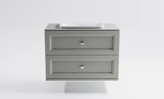 Тумба с раковиной Astra-Form Классик 4631177715860 100 см серый матовый