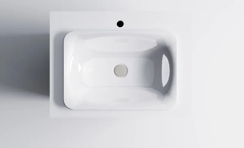 Тумба с раковиной Astra-Form Классик 4631177714290 80 см голубой матовый