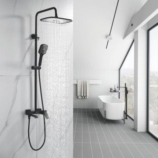 Душевая стойка Shevanik S4036H чёрный