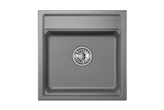 Мойка кухонная Granula Kitchen Space 5002, АЛЮМИНИУМ