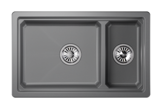 Мойка кухонная Granula Kitchen Space 7304U, АЛЮМИНИУМ