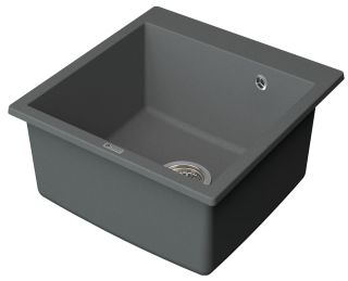 Мойка кухонная Point Арбель PN3001AL 51 см серый