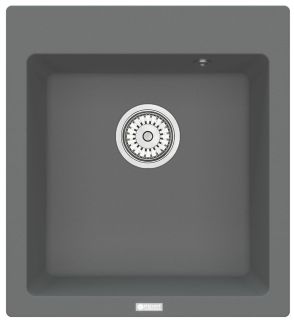 Мойка кухонная Point Моко PN3006AL 47 см серый