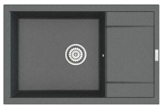 Мойка кухонная Point Велета PN3002GR 78 см графит