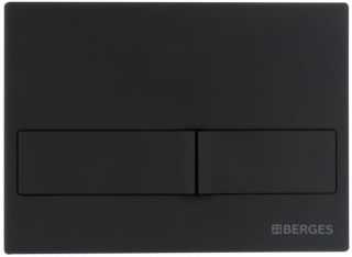 Комплект Berges 4в1 043217: инсталляция NOVUM525 кнопка L5 SoftTouch чёрная унитаз Mascon Rimless сиденье Toma Slim SO