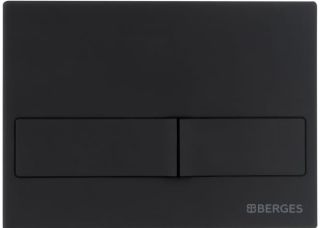 Комплект Berges 4в1 043246: инсталляция NOVUM525 кнопка L5 SoftTouch чёрная унитаз Puma XL Rimless сиденье Toma Slim SO