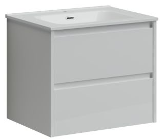 Подвесная тумба под раковину Sancos Libra LB60W 60см белый глянец