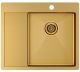 Мойка кухонная Paulmark Kroner PM225951-BGR правая брашированное золото
