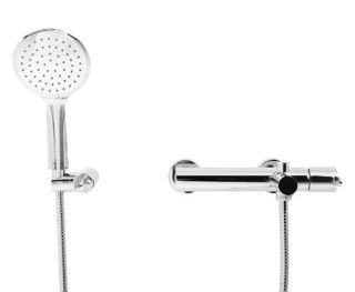 Смеситель для ванны и душа Cezares LEAF-VD-L-01 хром