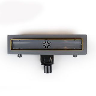 Душевой лоток RGW Drain Leo-31Gb 60213140-06 40 см золото брашированное