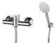 Смеситель для душа РМС SUS124-003 нержавеющая сталь