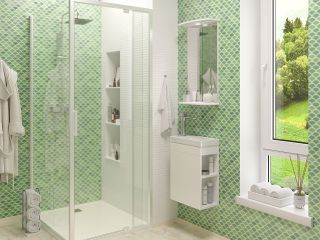 Подвесная тумба под раковину Misty Лира 40см белый