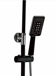 Душевая стойка Haiba HB2418 чёрный матовый