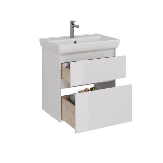 Тумба под раковину Lemark Combi LM03C70T 70 см белый глянец