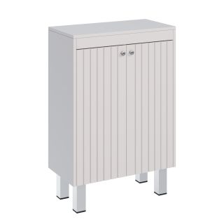 Шкаф Lemark ROMANCE LM07R35N-SH 60 см напольный Белый глянец