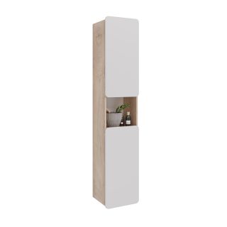 Шкаф-колонна Lemark Olivia LM08OL35P 35 см подвесной белый глянец