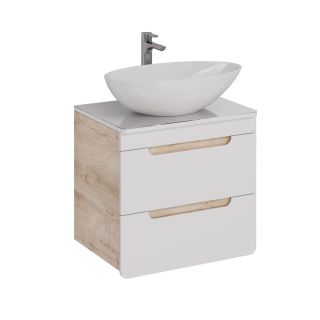 Столешница Lemark OLIVIA LM08OL65S 65см из стекла цвет Белый