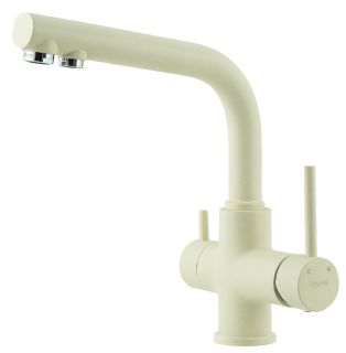 Смеситель для кухни Lemark Comfort LM3061PSH с подключением к фильтру питьевой воды шампань