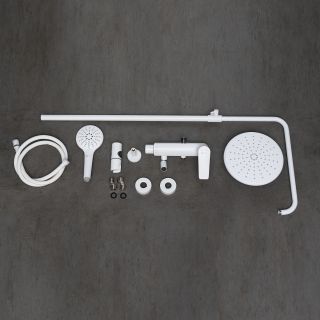 Душевая стойка Lemark Bronx LM3762MW белый