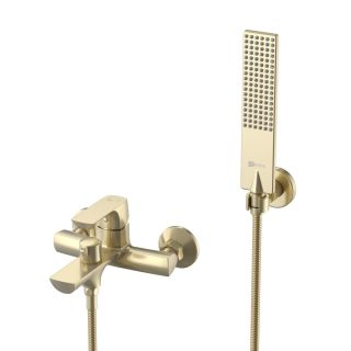 Смеситель для ванны Lemark Ursus LM7214BG брашированное золото