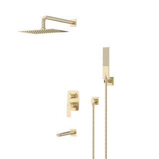 Душевой комплект Lemark Ursus LM7222BG брашированное золото
