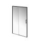 Душевая дверь Kerama Marazzi Lindo LN.120.SD.BLK.M 120 см с функцией soft close стекло прозрачное профиль чёрный матовый