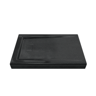 Душевой поддон из искусственного камня Good Door Атриум 120x80 Антрацит (черный)