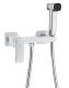 Гигиенический душ со смесителем Rose R1505F-1 белый/хром