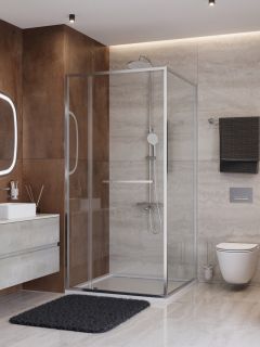 Душевой уголок CEZARES LUX-A-FS-11-100-C-CR