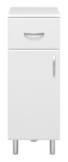 Напольная тумба Misty Люси левая 30см белый