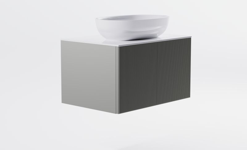 Тумба с раковиной Astra-Form М-40 4631177713484 70 см серый матовый