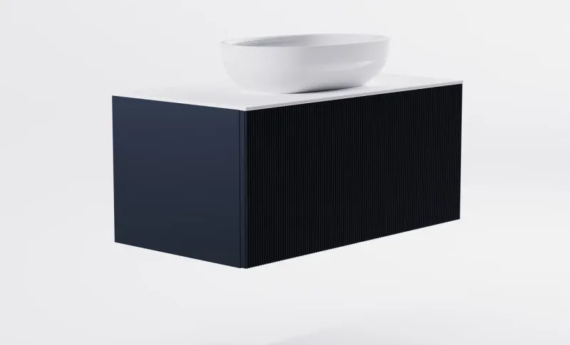 Тумба с раковиной Astra-Form М-40 4631177713644 90 см серый матовый