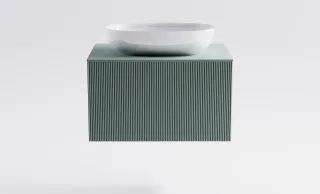 Тумба с раковиной Astra-Form М-40 4631177714719 70 см зелёный матовый