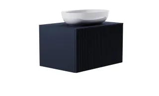 Тумба с раковиной Astra-Form М-40 4631177714740 70 см серый матовый