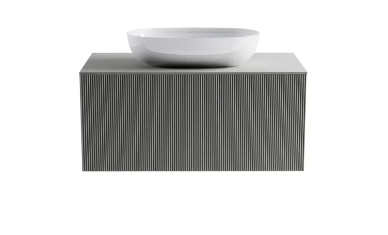 Тумба с раковиной Astra-Form М-40 4631177714887 100 см серый матовый