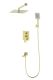 Душевой комплект Wonzon & Woghand Edge WW-88939003-BG брашированное золото