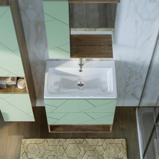 Ниша для тумбы Бриклаер Кристалл 4627125417085 70 см дуб гранж песочный