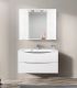Зеркальный шкаф BelBagno с подсветкой 100x75см Bianco Lucido MARINO-SPC-1000/750-2A-BL-P