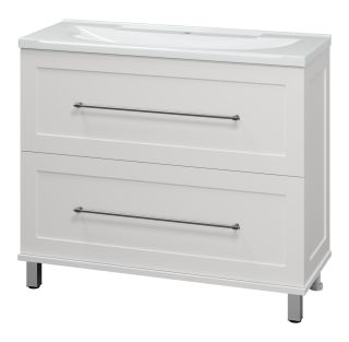 Напольная тумба под раковину Misty Марта 100см белый