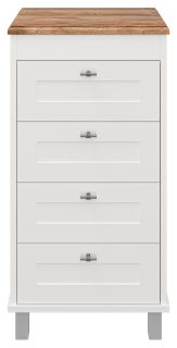 Комод с зеркалом Misty Марта 50см белый