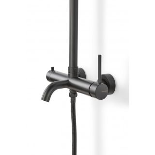 Душевая стойка Milacio MCU MCU.151.MB чёрный матовый