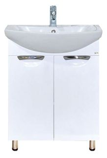 Напольная тумба под раковину Misty Лаванда 60см белый