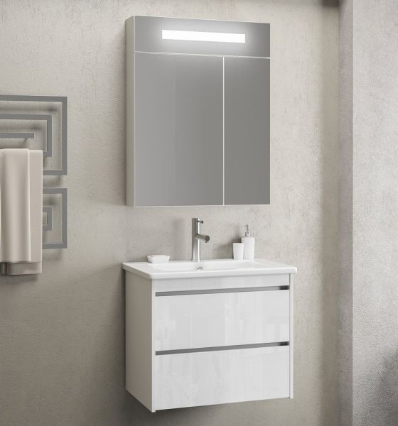 Зеркало-шкаф Opadiris Фреш 60 с подсветкой