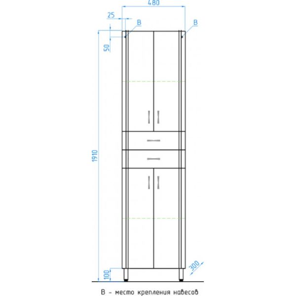 Колонна Style Line Эко Стандарт 48 ЛС-00000249
