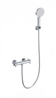 Смеситель для душа Wonzon & Woghand Strato WW-B2048-A-CR с термостатом хром