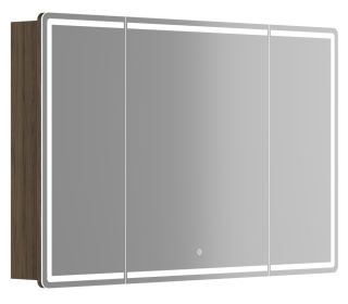 Зеркальный шкаф с LED подсветкой Sancos Mirror MI120ECH 119см дуб чарльстон